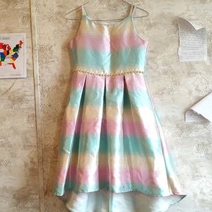 Emily Rose ombre hi low dress